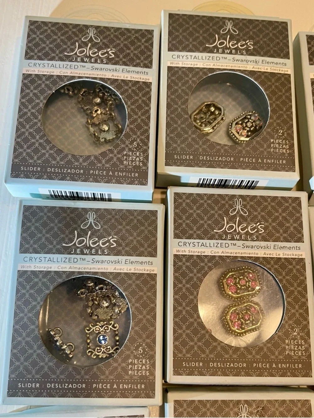 ALL NEW JOLEE’S SWAROVSKI CRYSTALLIZED METAL JEWELRY COMPONENTS - Mixed Colors